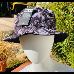 Chuck bucket hat gray& black one size